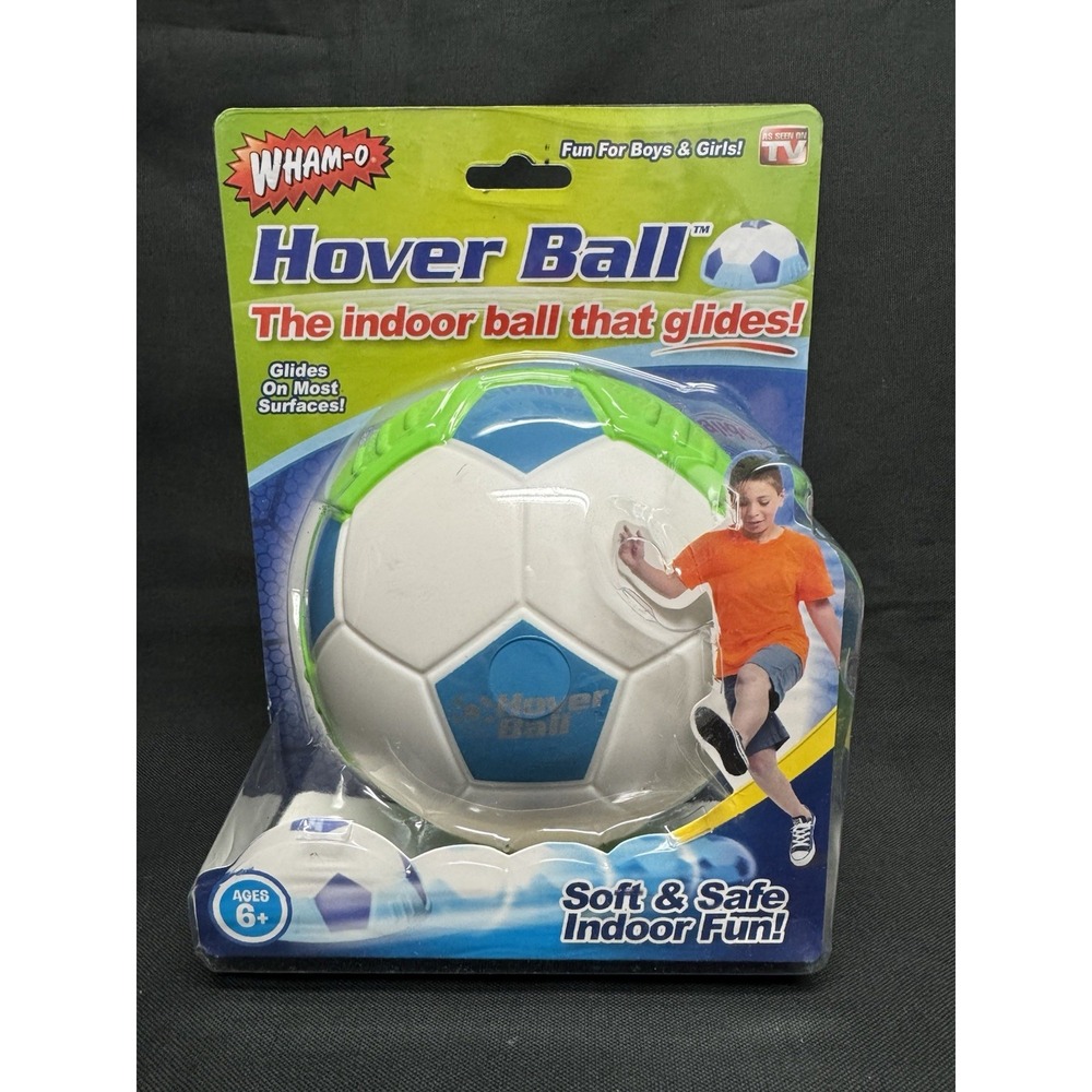 Wham-O Hover Ball Blue Indoor Ball that Glides with LED Lights as Seen On TV NEW